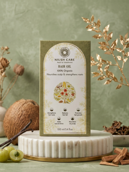 Niush Care Ayurvedic Hair Revival Elixir | Ayurvedic Scalp & Root Nourishing Oil